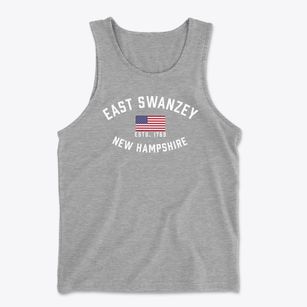 East Swanzey New Hampshire Patriot Men's Cotton Tank