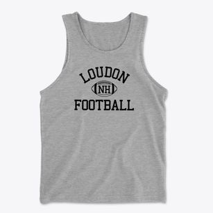 Loudon New Hampshire Football Men's Cotton Tank