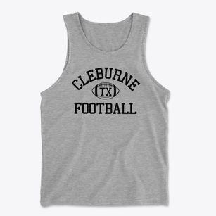 Cleburne Texas Football Men's Cotton Tank