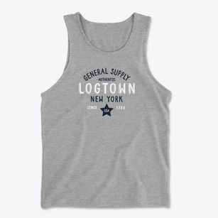 Logtown New York General Supply Men's Cotton Tank
