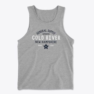 Cold River New Hampshire General Supply Men's Cotton Tank