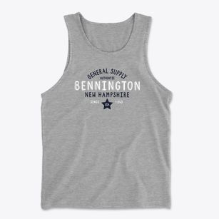 Bennington New Hampshire General Supply Men's Cotton Tank