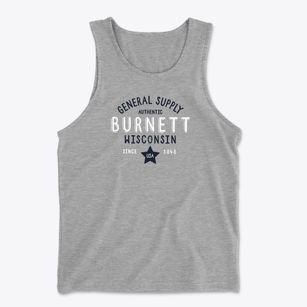 Burnett Wisconsin General Supply Men's Cotton Tank