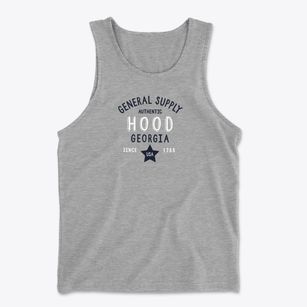 Hood Georgia General Supply Men's Cotton Tank