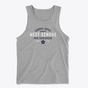 West Rindge New Hampshire General Supply Men's Cotton Tank