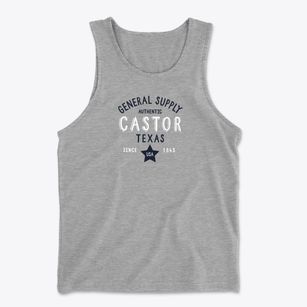 Castor Texas General Supply Men's Cotton Tank
