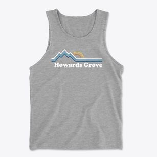 Howards Grove New Hampshire Mountain View Men's Cotton Tank