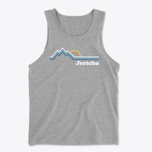 Jericho New Hampshire Mountain View Men's Cotton Tank