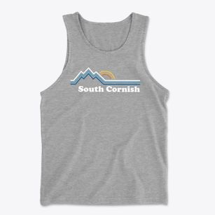 South Cornish New Hampshire Mountain View Men's Cotton Tank