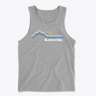 Kernville California Mountain View Men's Cotton Tank