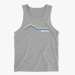 Surry New Hampshire Mountain View Men's Cotton Tank