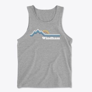 Windham New Hampshire Mountain View Men's Cotton Tank