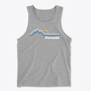 Fernald New Hampshire Mountain View Men's Cotton Tank