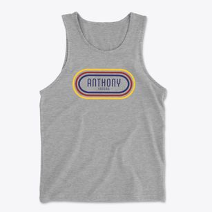 Anthony Kansas Color Loop Men's Cotton Tank
