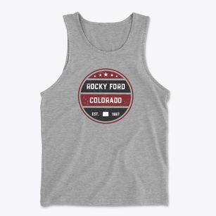 Rocky Ford Colorado Americana Men's Cotton Tank