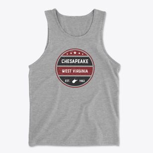 Chesapeake West Virginia Americana Men's Cotton Tank