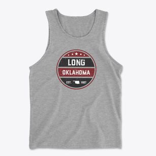 Long Oklahoma Americana Men's Cotton Tank