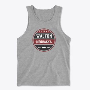 Walton Nebraska Americana Men's Cotton Tank