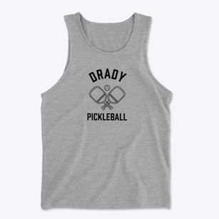 Drady North Dakota Pickleball Men's Cotton Tank