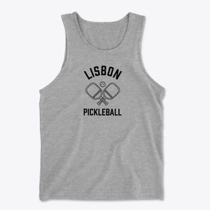 Lisbon New Hampshire Pickleball Men's Cotton Tank