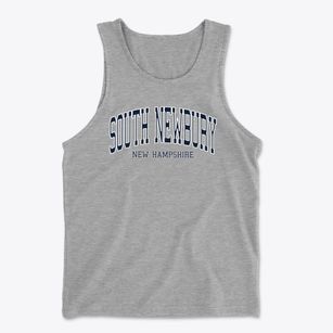 South Newbury New Hampshire Traditional Men's Cotton Tank