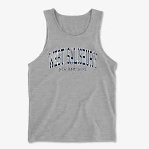 West Salisbury New Hampshire Traditional Men's Cotton Tank