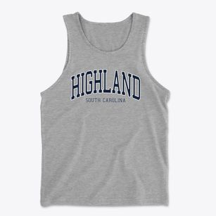 Highland South Carolina Traditional Men's Cotton Tank