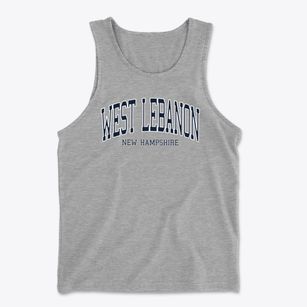 West Lebanon New Hampshire Traditional Men's Cotton Tank