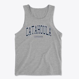 Catahoula Louisiana Traditional Men's Cotton Tank