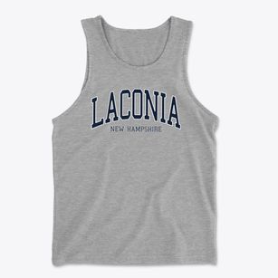Laconia New Hampshire Traditional Men's Cotton Tank