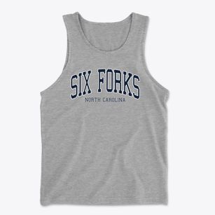 Six Forks North Carolina Traditional Men's Cotton Tank