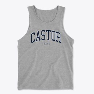 Castor Texas Traditional Men's Cotton Tank