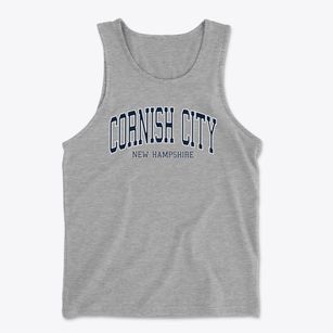 Cornish City New Hampshire Traditional Men's Cotton Tank