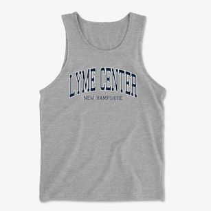 Lyme Center New Hampshire Traditional Men's Cotton Tank