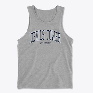 Devils Tower Wyoming Traditional Men's Cotton Tank