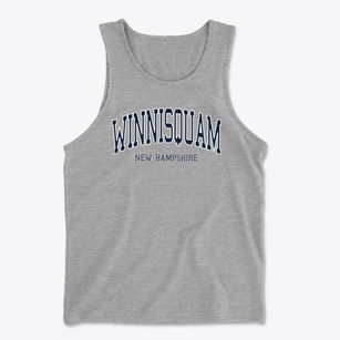 Winnisquam New Hampshire Traditional Men's Cotton Tank
