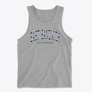 East Sandwich New Hampshire Traditional Men's Cotton Tank
