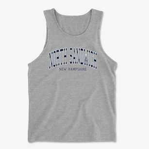 North Sandwich New Hampshire Traditional Men's Cotton Tank