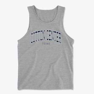 Cotton Center Texas Traditional Men's Cotton Tank