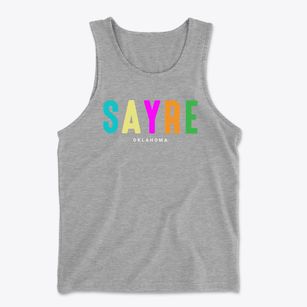 Sayre Oklahoma Color Pop Men's Cotton Tank