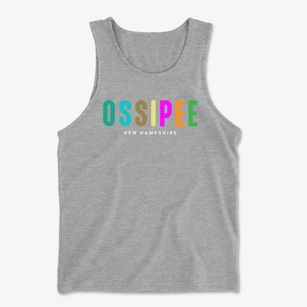 Ossipee New Hampshire Color Pop Men's Cotton Tank
