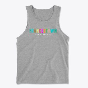 Francestown New Hampshire Color Pop Men's Cotton Tank