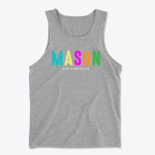 Mason New Hampshire Color Pop Men's Cotton Tank