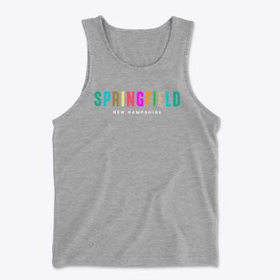 Springfield New Hampshire Color Pop Men's Cotton Tank