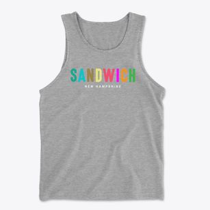 Sandwich New Hampshire Color Pop Men's Cotton Tank