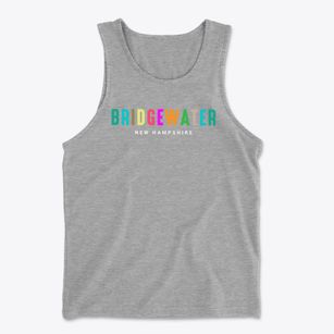 Bridgewater New Hampshire Color Pop Men's Cotton Tank