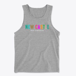 New Castle New Hampshire Color Pop Men's Cotton Tank