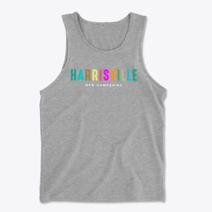 Harrisville New Hampshire Color Pop Men's Cotton Tank