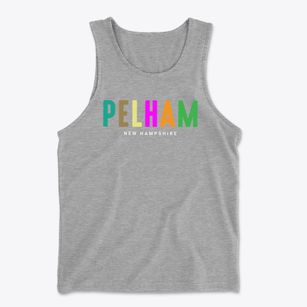 Pelham New Hampshire Color Pop Men's Cotton Tank