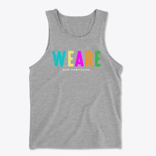 Weare New Hampshire Color Pop Men's Cotton Tank